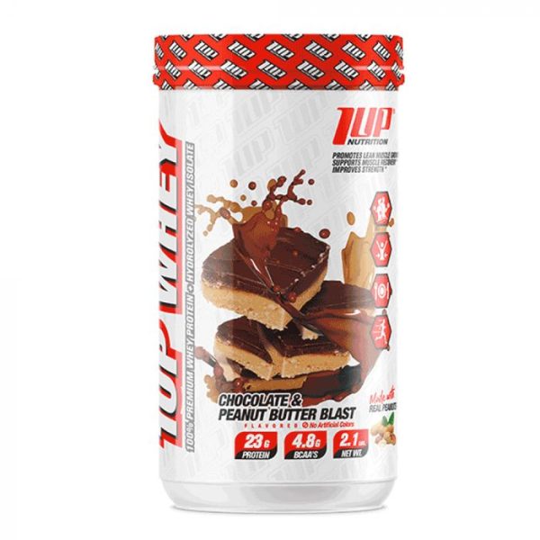 1UP Nutrition – 1UP Whey Protein – Chocolate & Peanut Butter Blast – 25 Servings